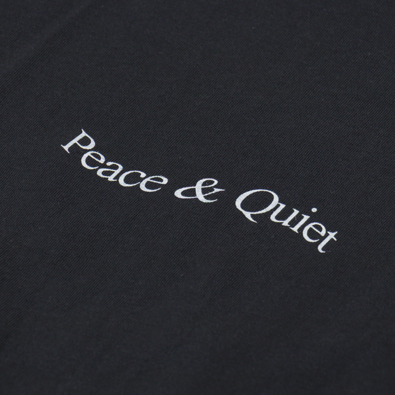 Museum Of Peace And Quiet Wordmark T Shirt Black-2