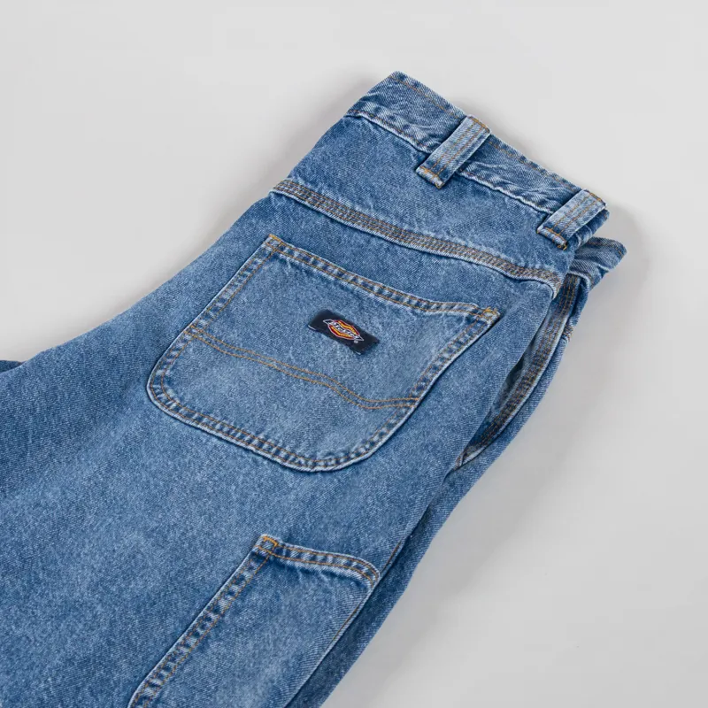 Dickies Madison Denim Trousers Rinsed Blue Fade-3
