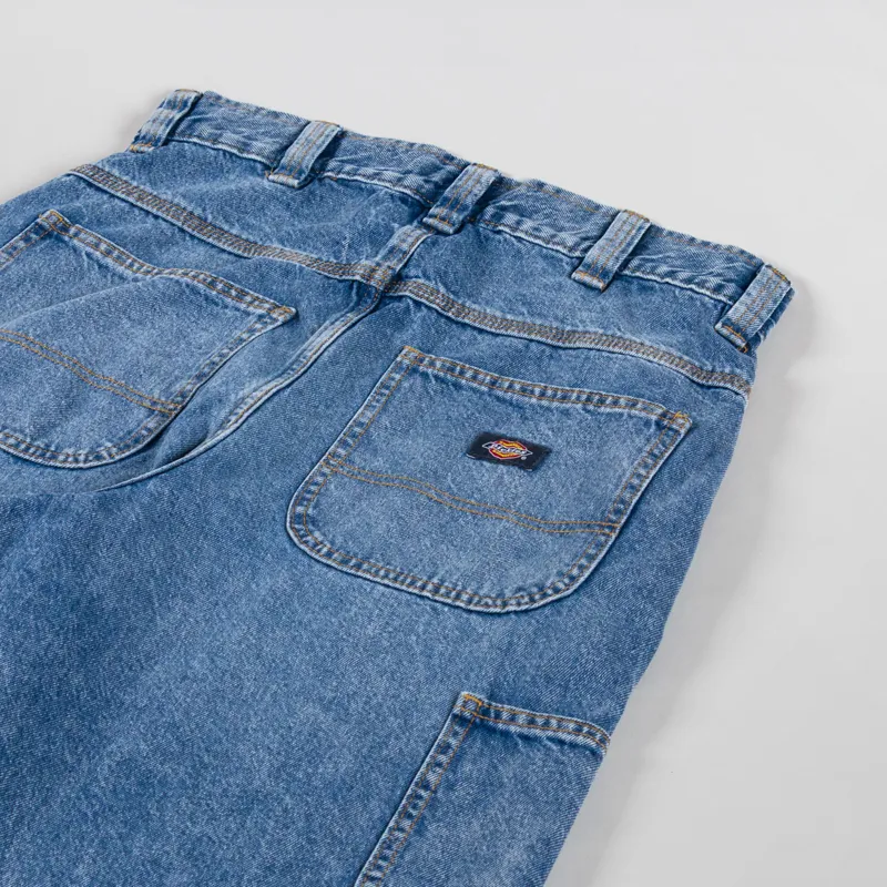 Dickies Madison Denim Trousers Rinsed Blue Fade-5