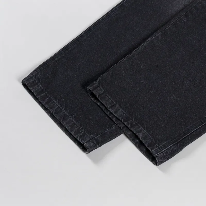 Dickies Madison Baggy Tapered Jeans Black Wash Faded-4