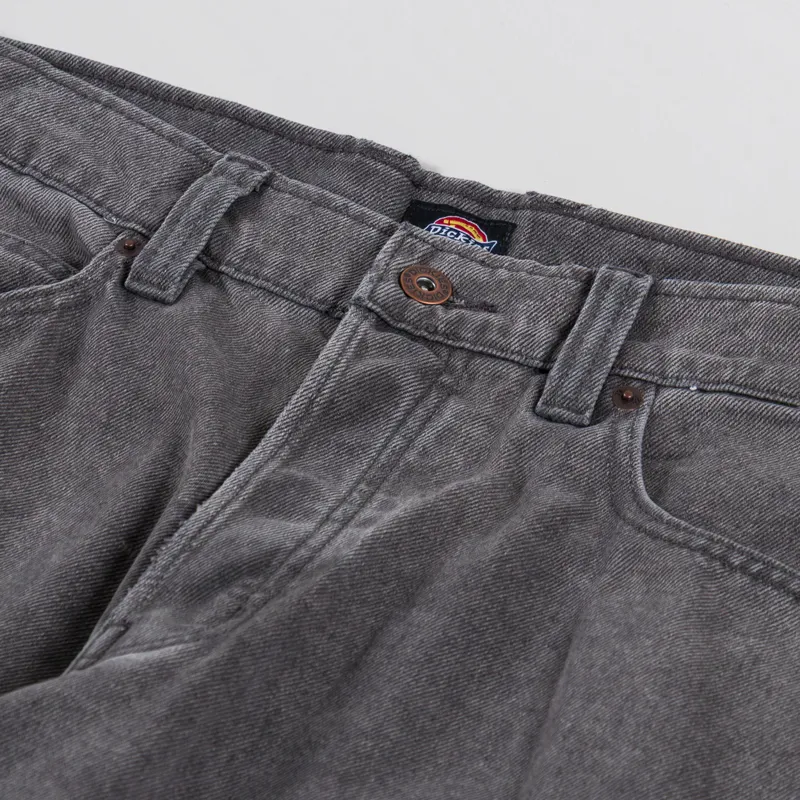 Dickies Thomasville Denim Pants Grey Wash Tinted-6
