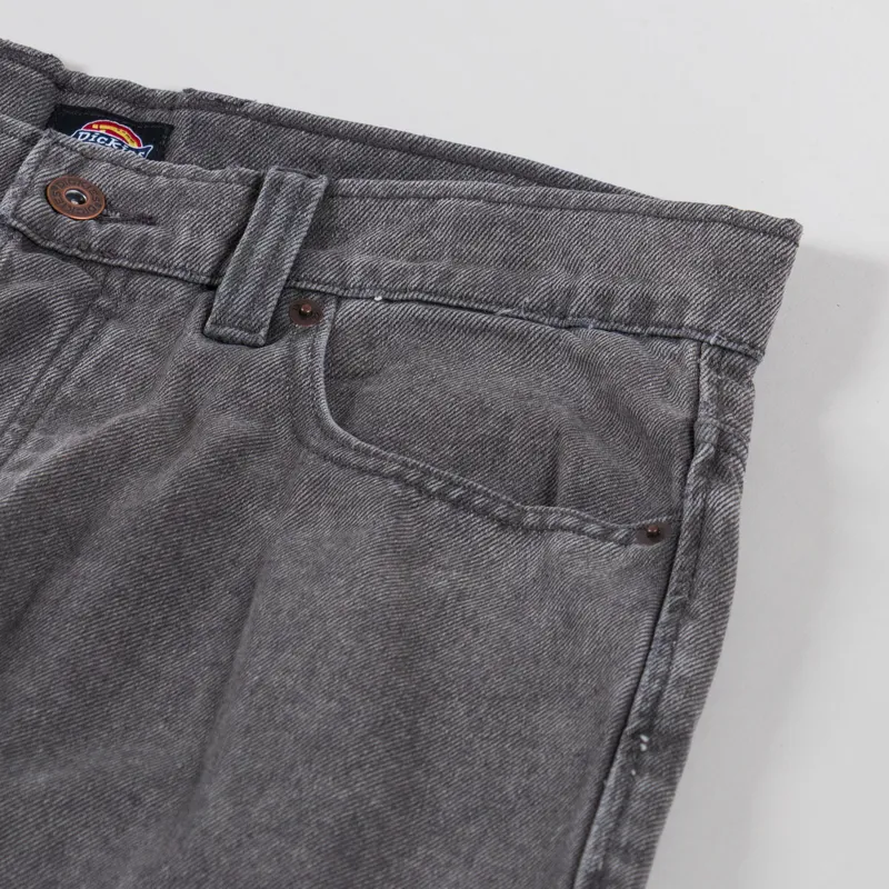Dickies Thomasville Denim Pants Grey Wash Tinted-7