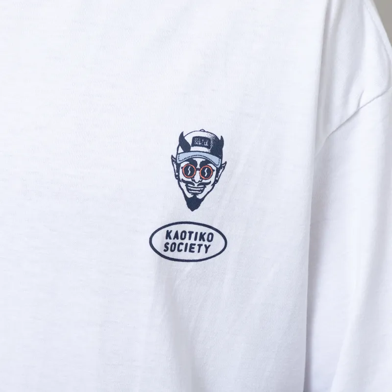 Kaotiko Cold Drinks T Shirt White-7