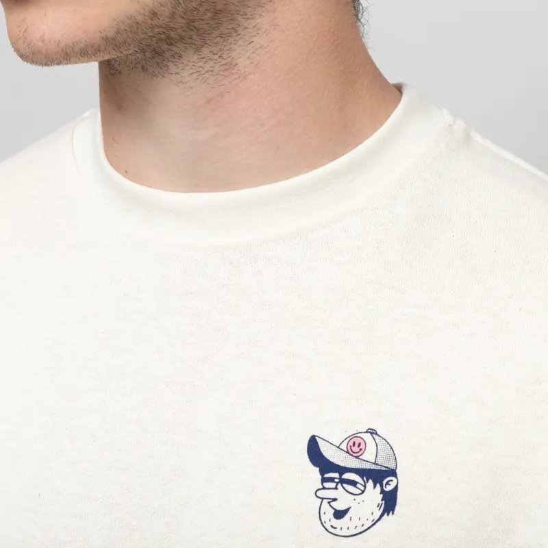 Kaotiko All The Time Long Sleeve T Shirt Ivory-7