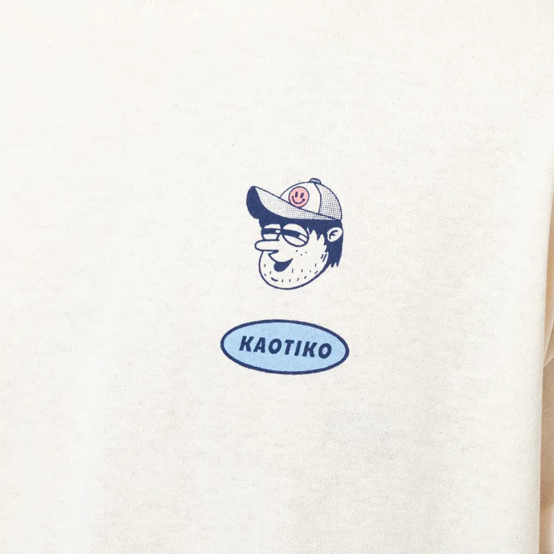 Kaotiko All The Time Long Sleeve T Shirt Ivory-6