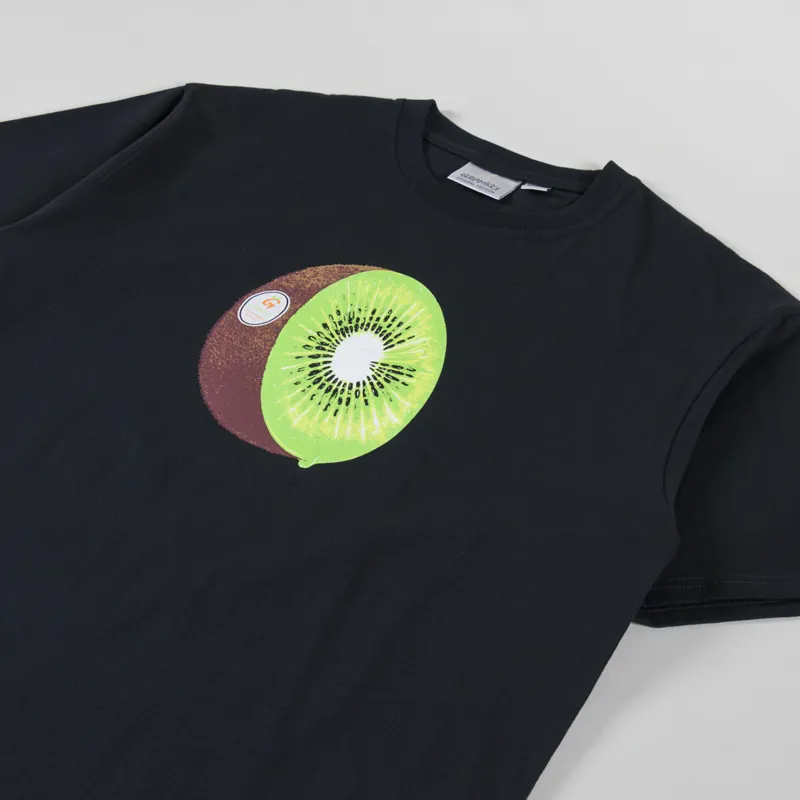 Gramicci Kiwi T Shirt Vintage Black-1