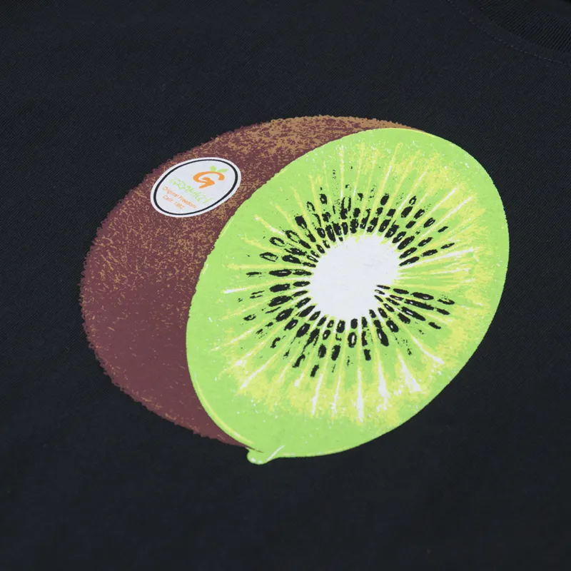 Gramicci Kiwi T Shirt Vintage Black-2