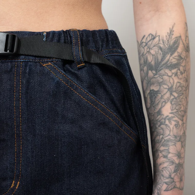 Gramicci Womens Japanese Denim Skirt Indigo-7