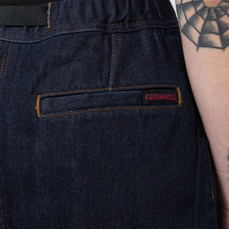 Gramicci Womens Japanese Denim Skirt Indigo-10