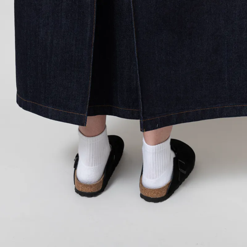 Gramicci Womens Japanese Denim Skirt Indigo-12