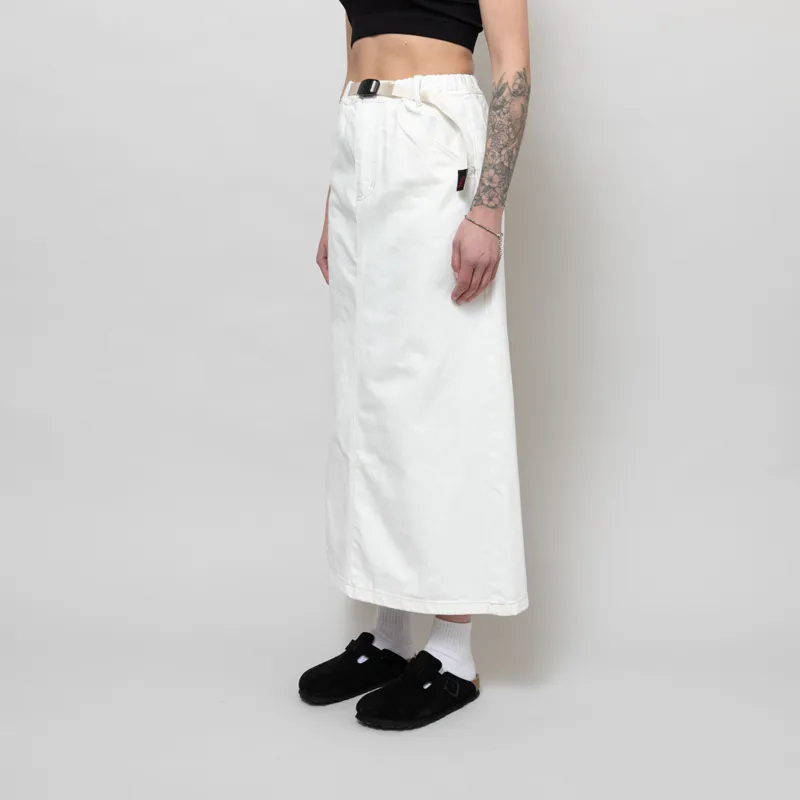 Gramicci Womens Japanese Denim Skirt Stone-1