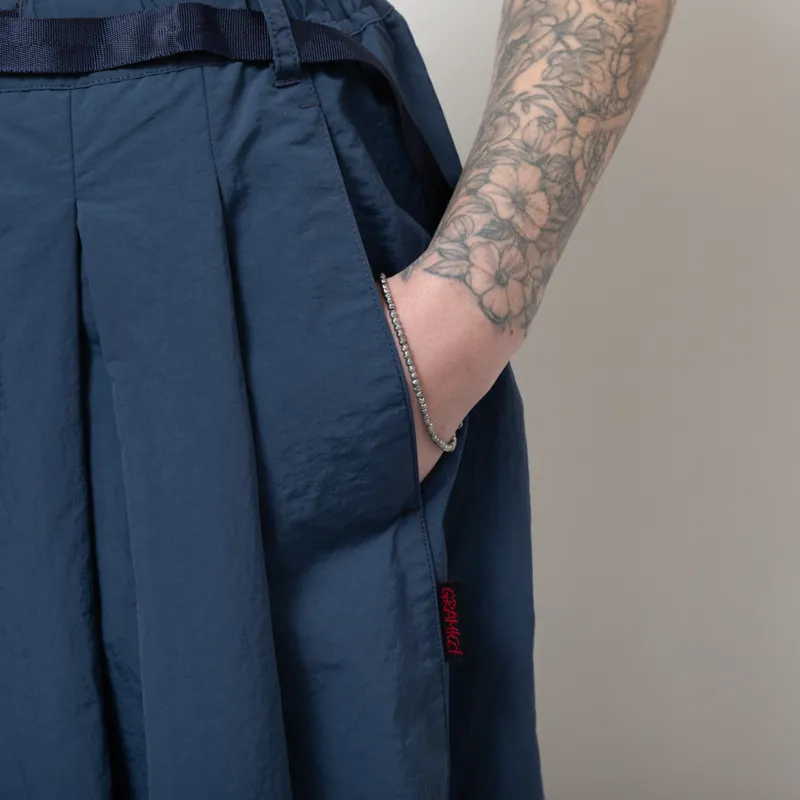 Gramicci Womens Nylon Flare Pant Deep Navy-7