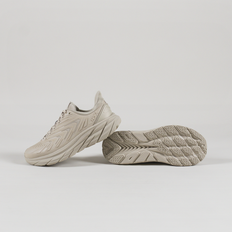 HOKA Clifton UTL Shoes Archival Taupe-3