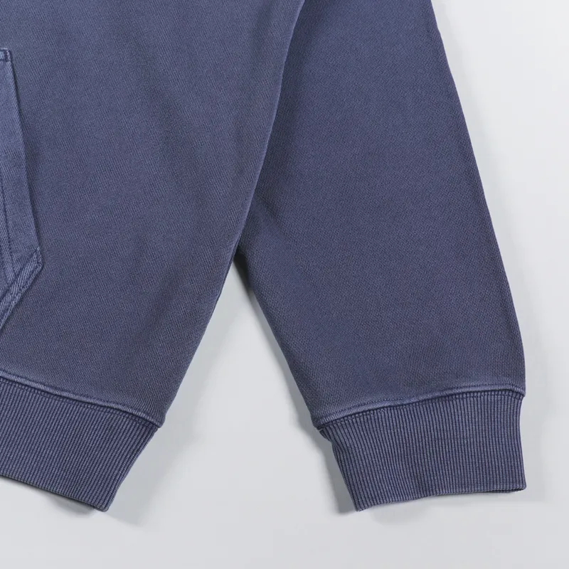 Gramicci One Point Hooded Sweat Navy Pigment-3