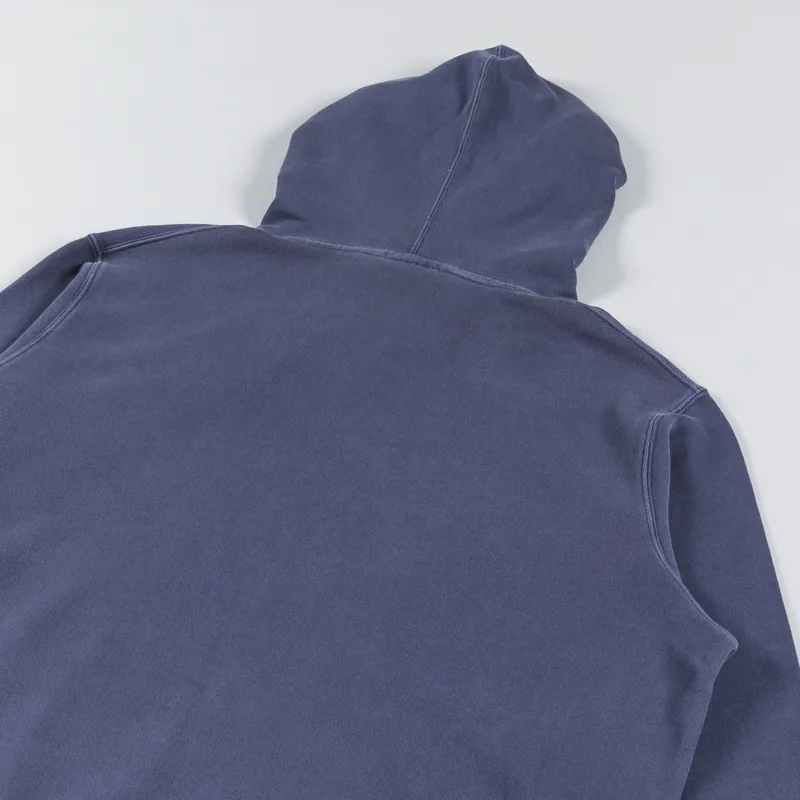 Gramicci One Point Hooded Sweat Navy Pigment-4