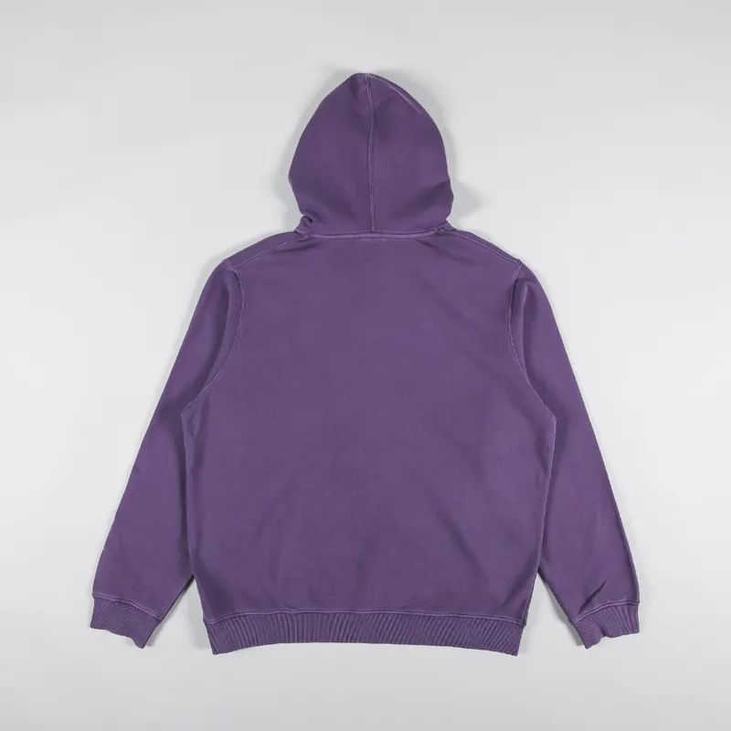 Gramicci One Point Hooded Sweat Purple Pigment-1