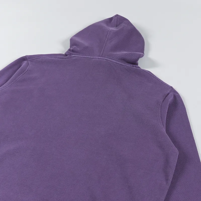 Gramicci One Point Hooded Sweat Purple Pigment-5