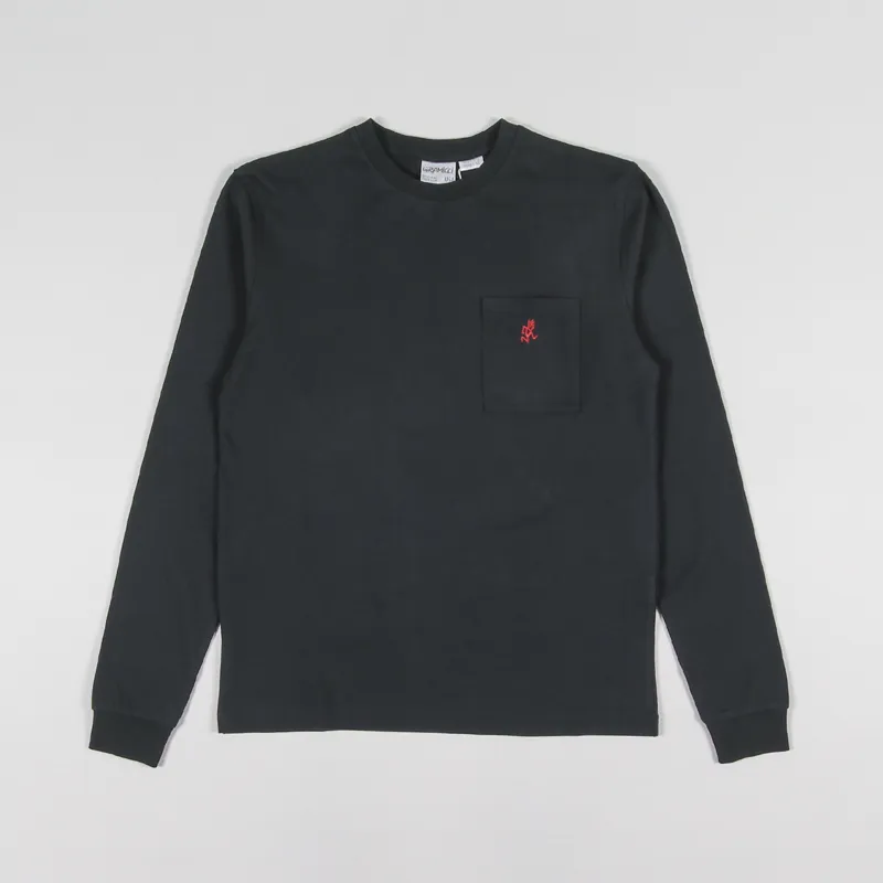 Gramicci One Point Long Sleeve T Shirt Black