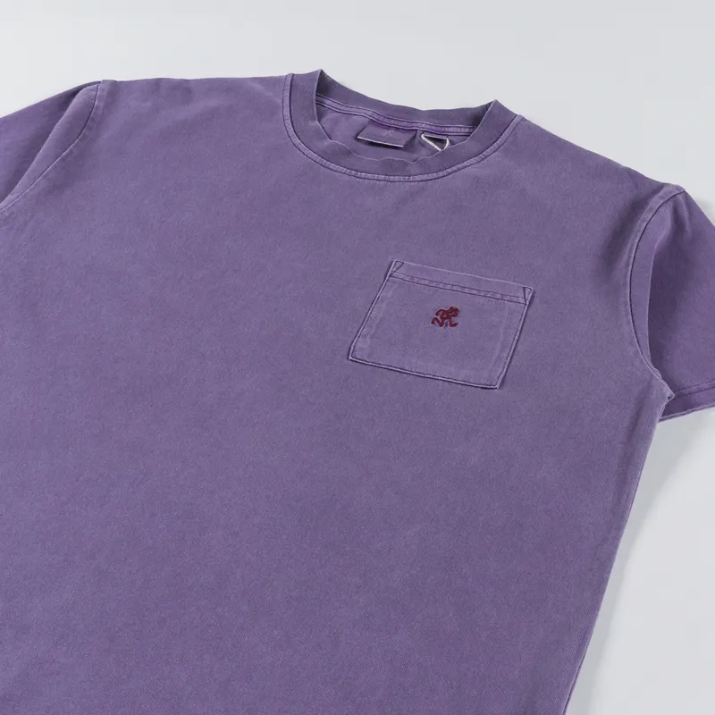 Gramicci One Point T Shirt Purple Pigment-2