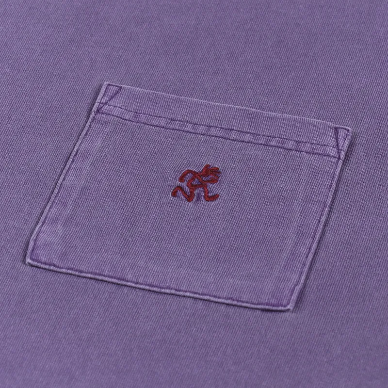 Gramicci One Point T Shirt Purple Pigment-1