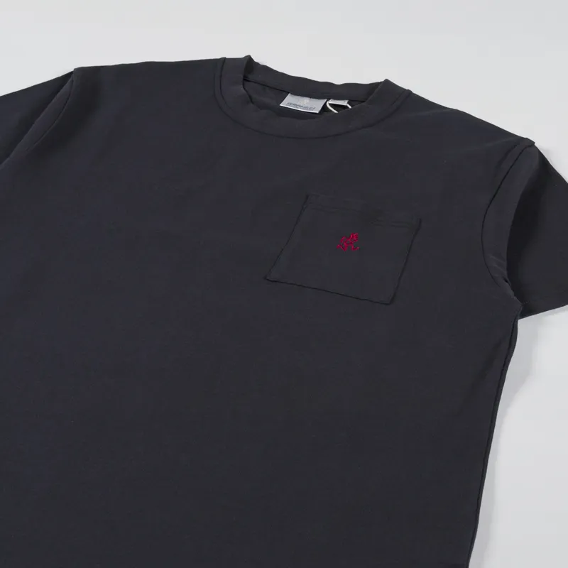 Gramicci One Point T Shirt Vintage Black-2