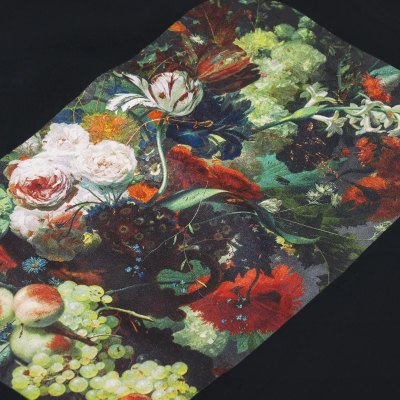 Poetic Collective Flower Hoodie Black -4