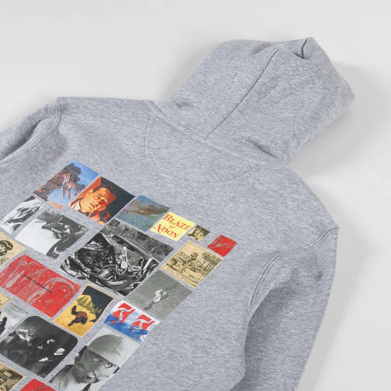 Poetic Collective Blaze Of Noon Hoodie Grey-2