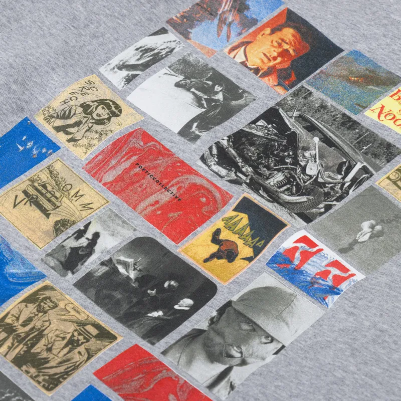 Poetic Collective Blaze Of Noon Hoodie Grey-4