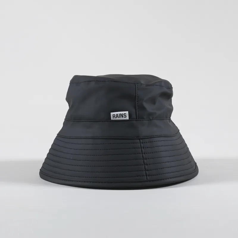 Rains Womens Bucket Hat Black-1