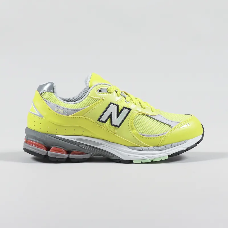 New Balance 2002R Shoes Yellow Silver-4