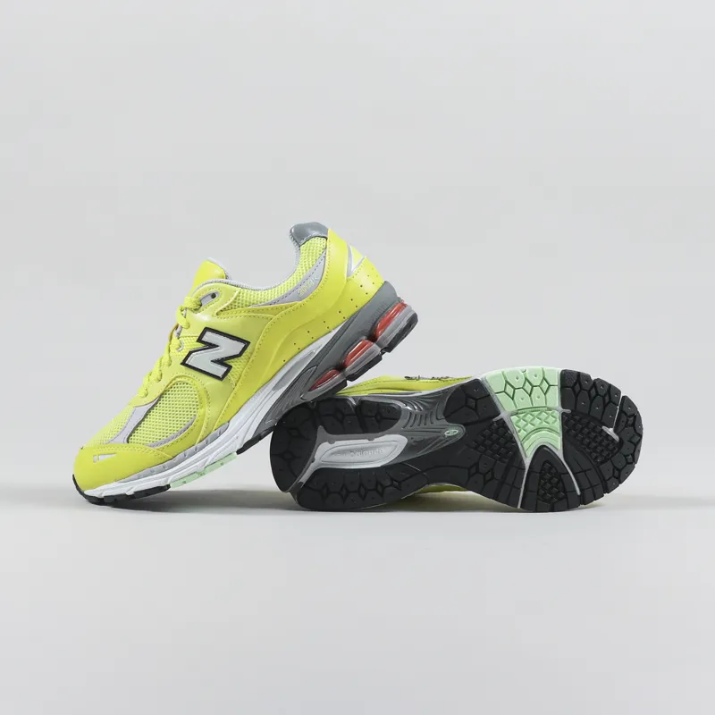 New Balance 2002R Shoes Yellow Silver-1