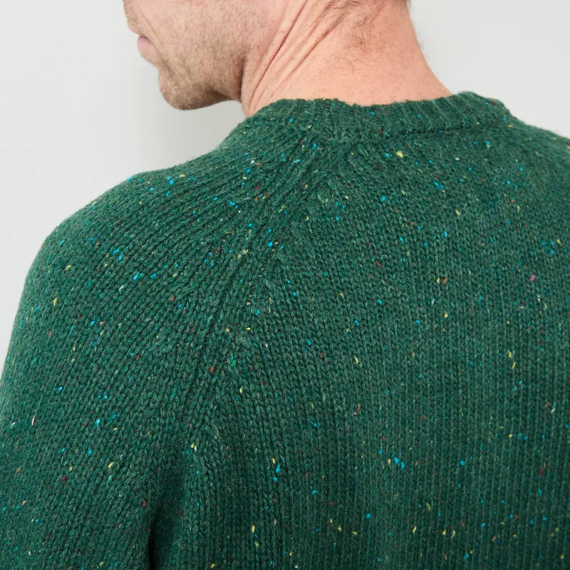Token Chains Knit Sweater Dark Green-4