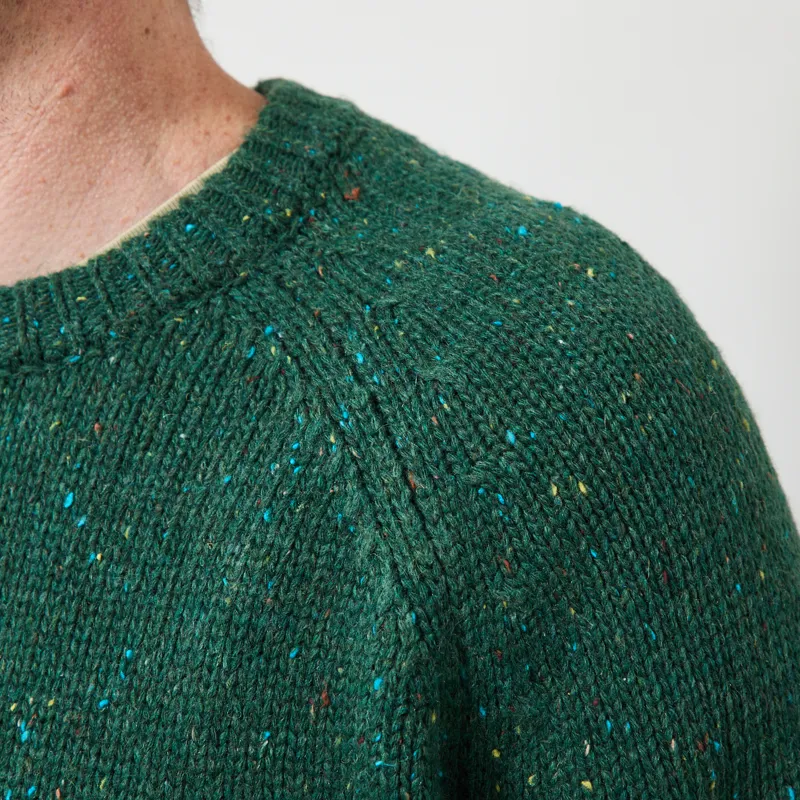 Token Chains Knit Sweater Dark Green-6