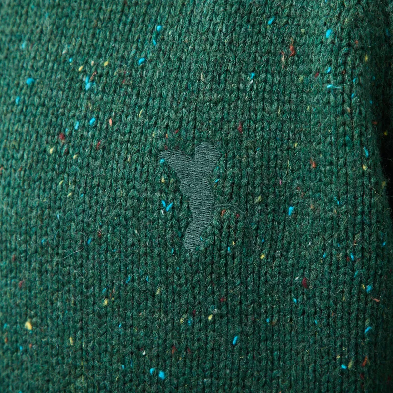 Token Chains Knit Sweater Dark Green-7