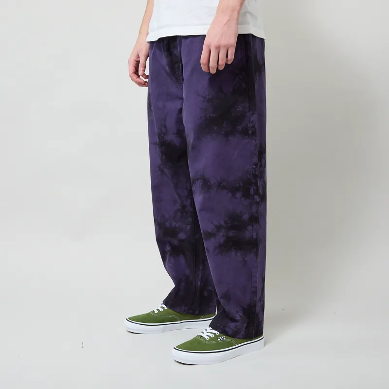 Token Sundown Pants Purple Black Tie Dye-1
