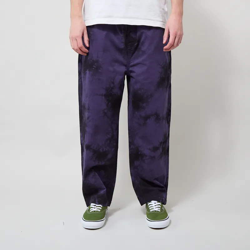 Token Sundown Pants Purple Black Tie Dye