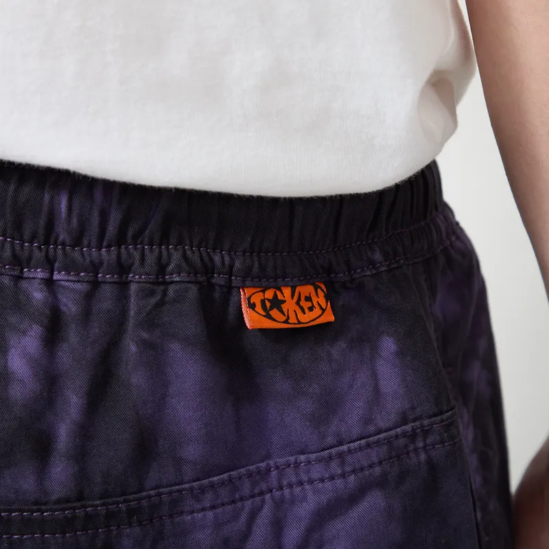 Token Sundown Pants Purple Black Tie Dye-6