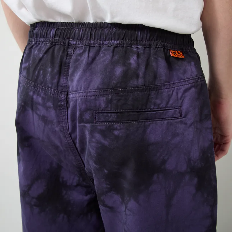 Token Sundown Pants Purple Black Tie Dye-7
