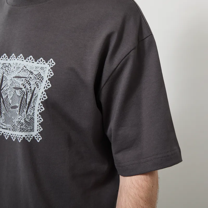 Token Sliced T Shirt Black-4