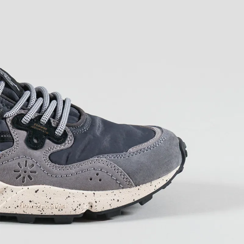 Flower Mountain Yamano 3 Shoes Dark Grey Navy Suede Nylon-5