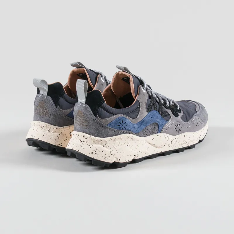 Flower Mountain Yamano 3 Shoes Dark Grey Navy Suede Nylon-1
