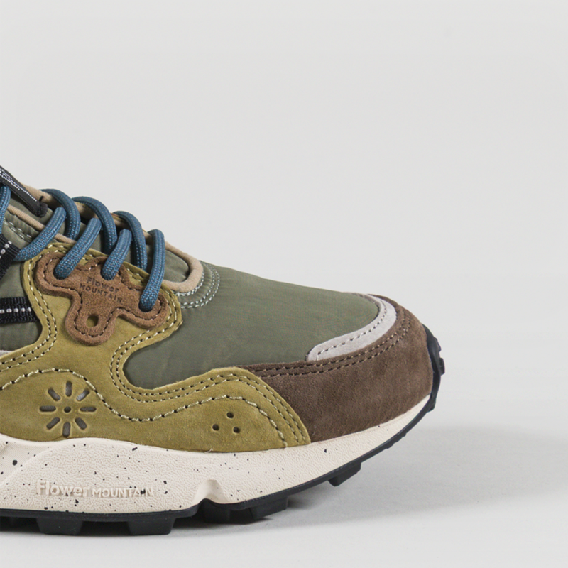 Flower Mountain Yamano 3 Shoes Brown Military Cognac Suede Nylon-5