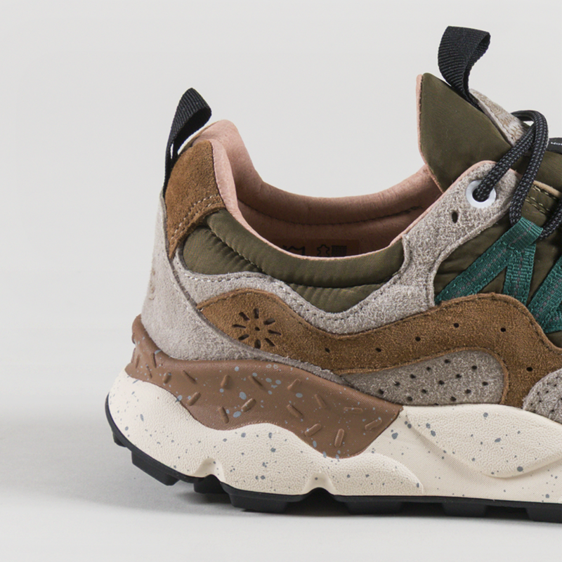 Flower Mountain Yamano 3 Shoes Cream Brown Taupe Suede Nylon-4