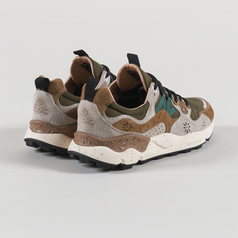 Flower Mountain Yamano 3 Shoes Cream Brown Taupe Suede Nylon-1
