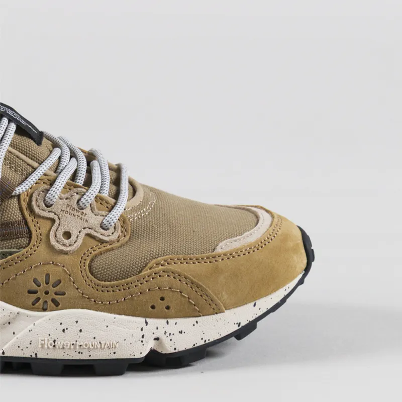 Flower Mountain Yamano 3 Shoes Khaki Military Suede Canvas-5