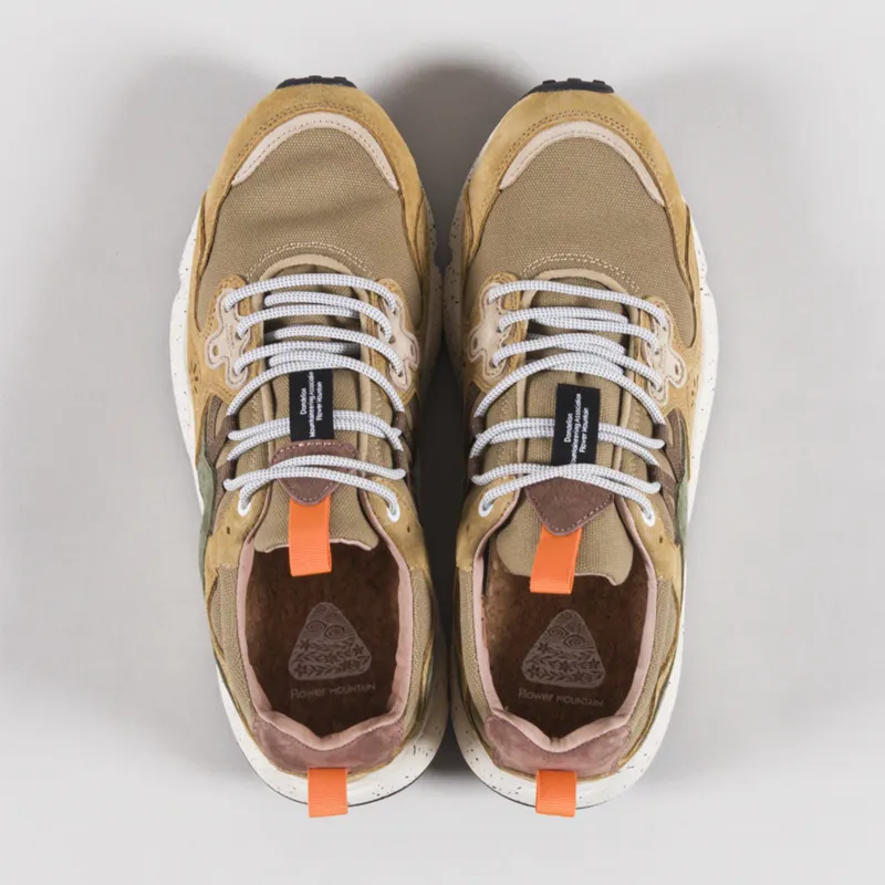 Flower Mountain Yamano 3 Shoes Khaki Military Suede Canvas-6