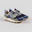 Flower Mountain Yamano 3 Shoes Navy Blue Khaki Suede Nylon
