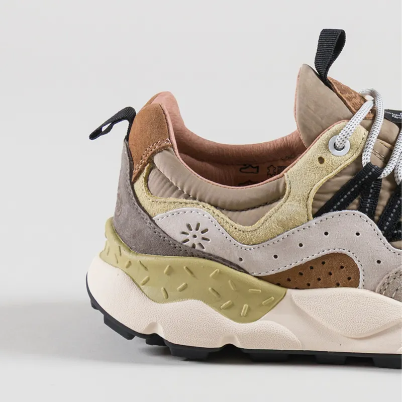 Flower Mountain Yamano 3 Shoes Mud Taupe Milk Suede Nylon-4