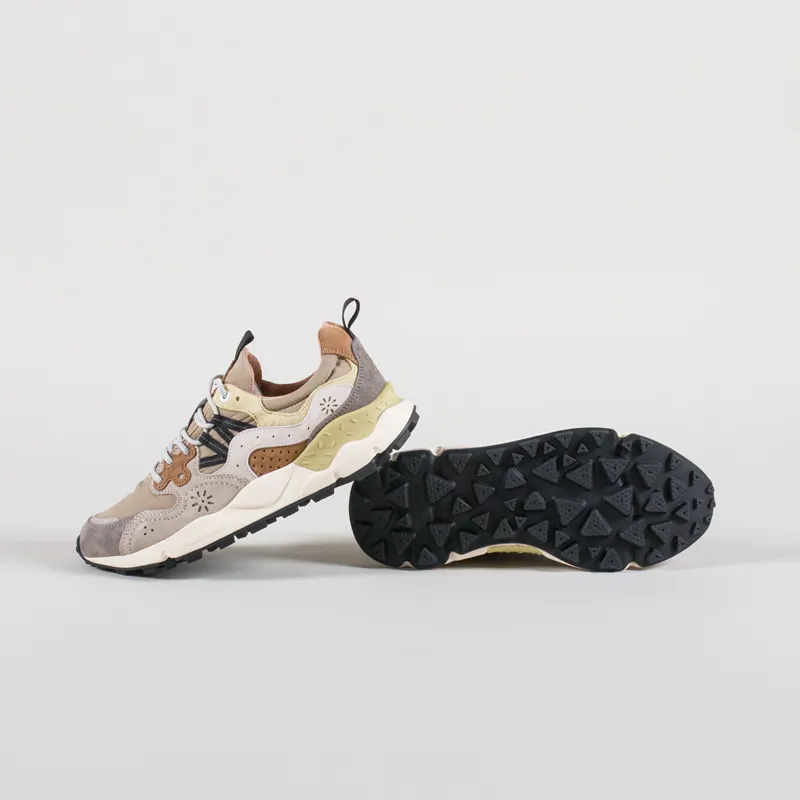 Flower Mountain Yamano 3 Shoes Mud Taupe Milk Suede Nylon-3