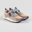 Flower Mountain Womens Yamano 3 Shoes Purple Orange Beige Suede Nylon